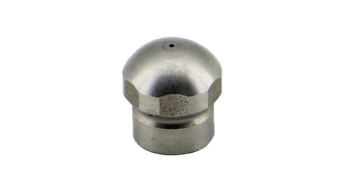 Ehrle push/pull nozzle 030 - 1/8” - 3-way - for sewer high pressure hose - stainless steel