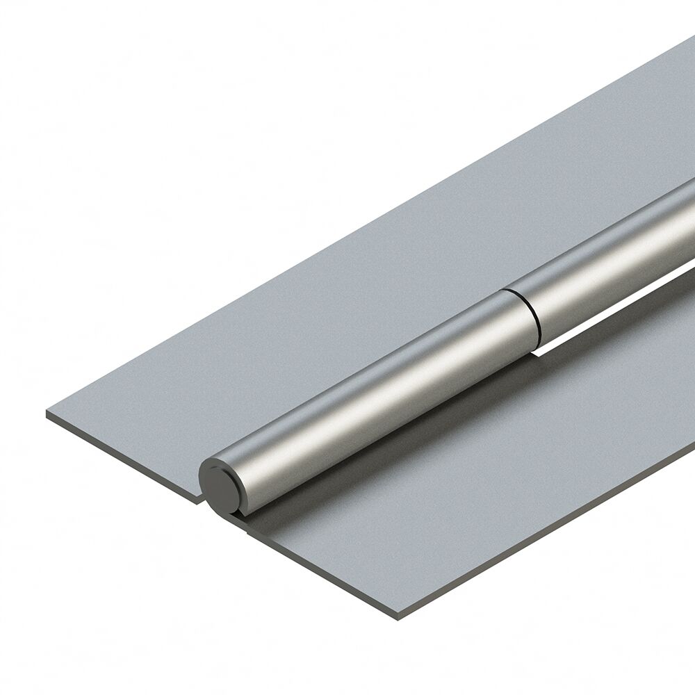 Pommier piano hinge 60 x 2 x 2040 mm (WxTXL) - undrilled - stainless steel