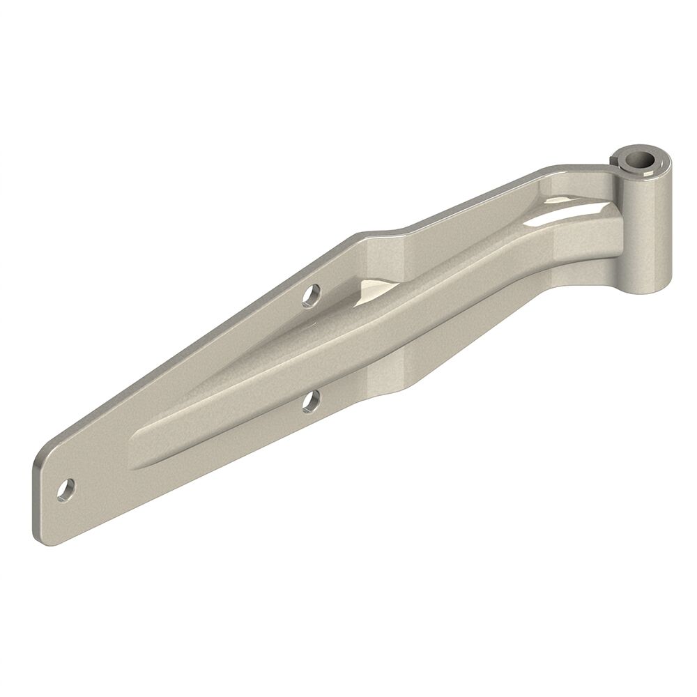 Pommier rear door hinge plate 335 mm - trestle width 63 mm - thickness 3 mm