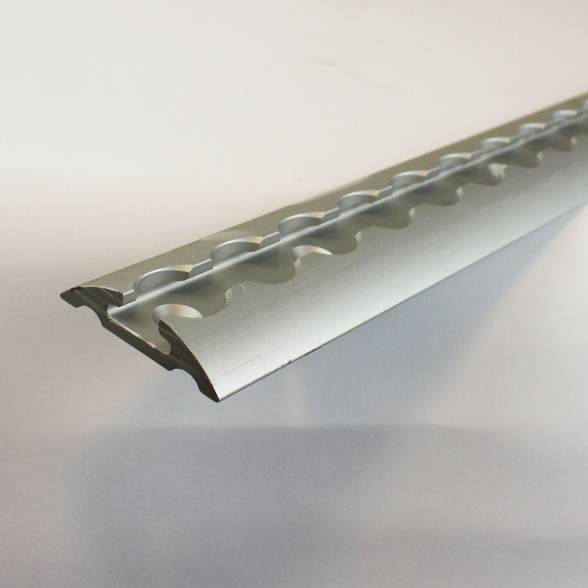 Rhiwa Quality rail d'ancrage - trou Ø 20 mm - 3025 mm - demi-rond