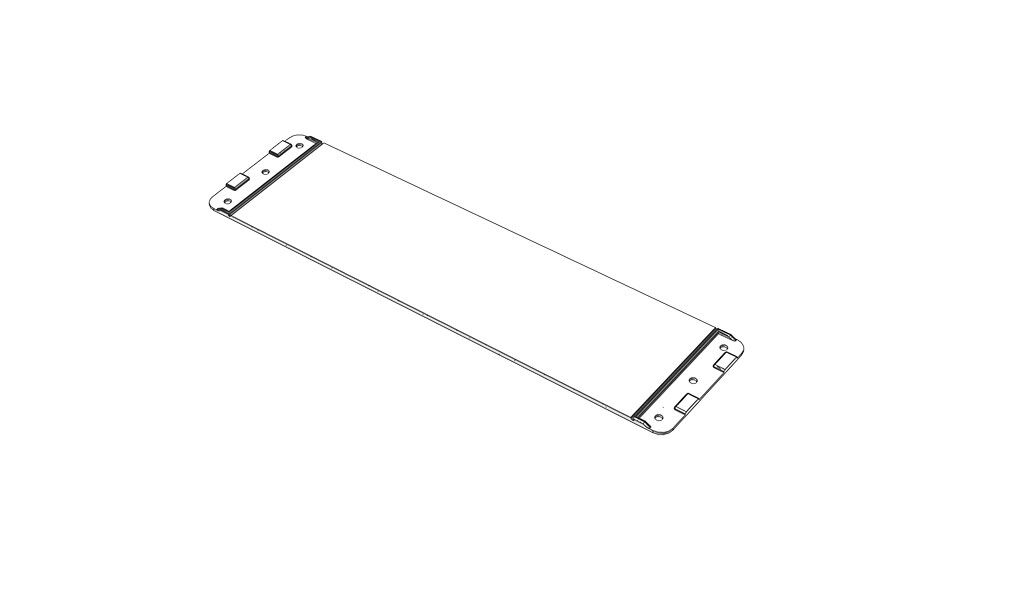 Edscha folding plate 380 mm - Edscha CS Lite/Plus/Volumen and VP Lite