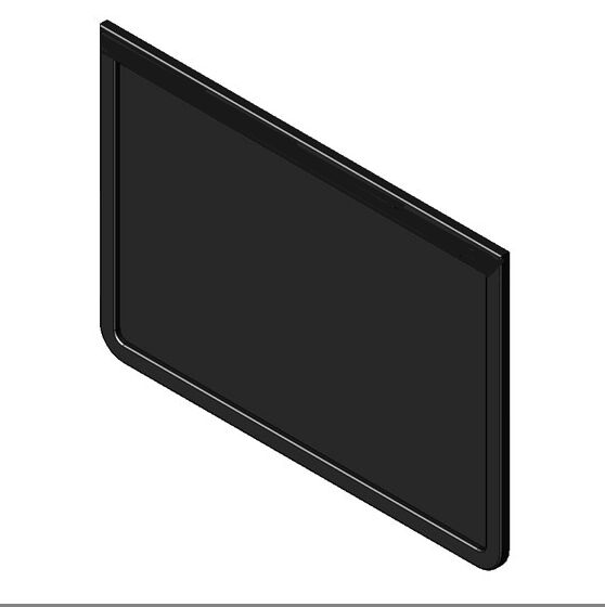 Rhiwa Quality spatlap 600 x 400 mm - zonder montage gaten - rubber met XPU bovenkant