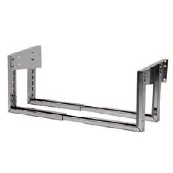 Bawer brackets adjustable - width 905/1630 mm - height 450/750 mm - stainless steel