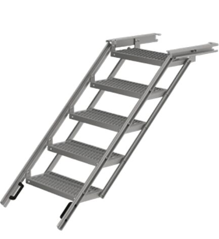 Takler escabeau extensible - 5 marches - 1894 x 644 mm (L x l) - aluminium