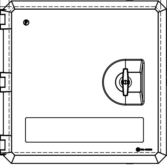 Rhiwa Quality toolbox Rimbox 107 - 676 x 664 x 525 mm (WxHxD) - plastic
