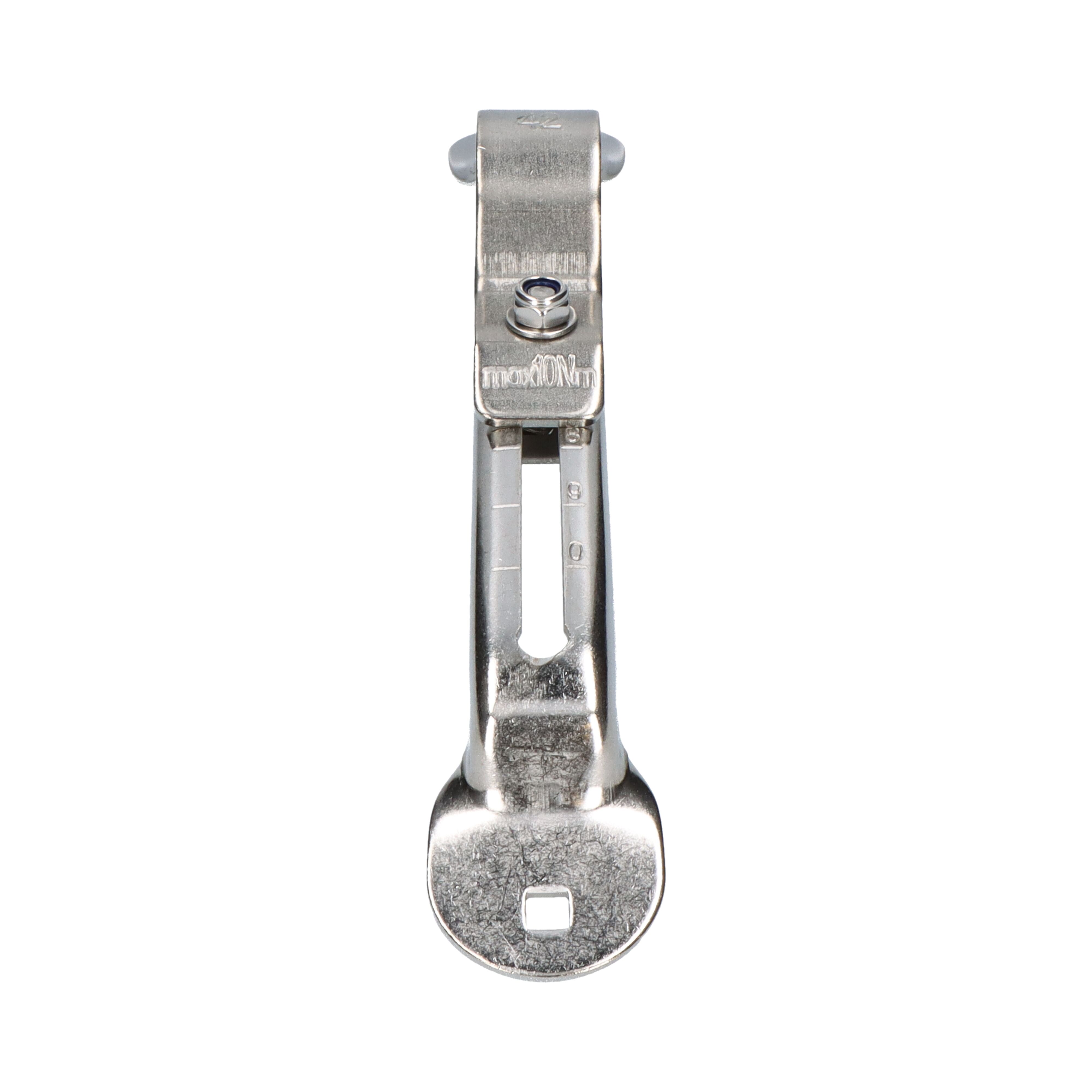 Rhiwa Quality spatschermsteun Ø 42 mm - verstelbaar - RVS
