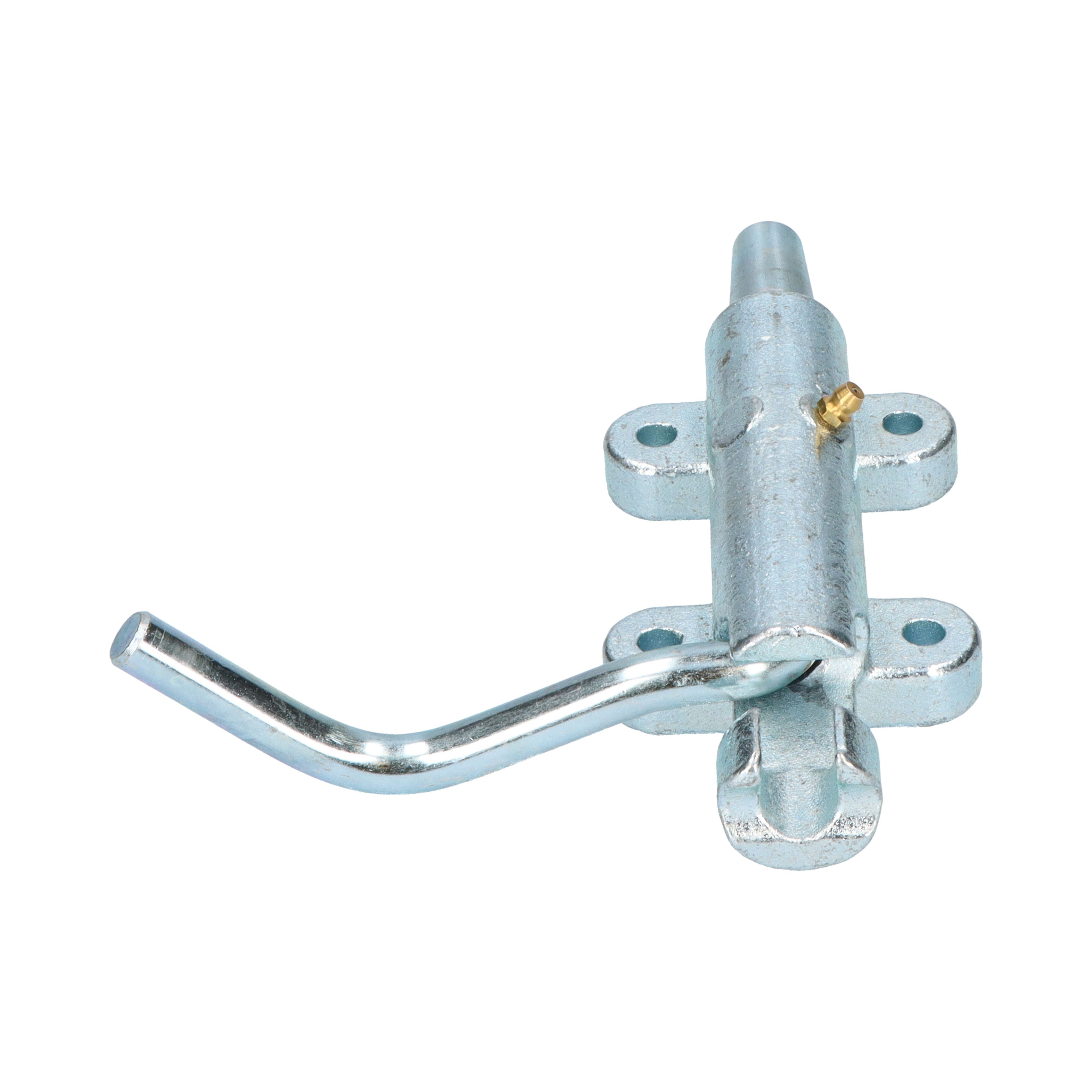 Rhiwa Quality spring pin lock - right - with grease nipple - zinc-plated