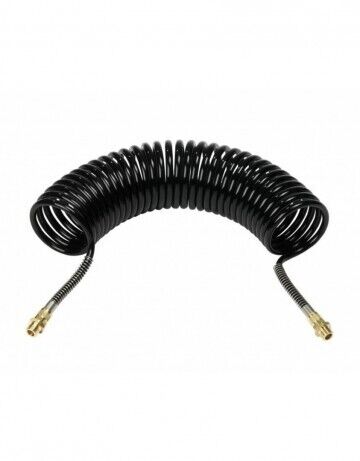 GLORIA spiraalslang met adapters - 5 meter - olie bestendig