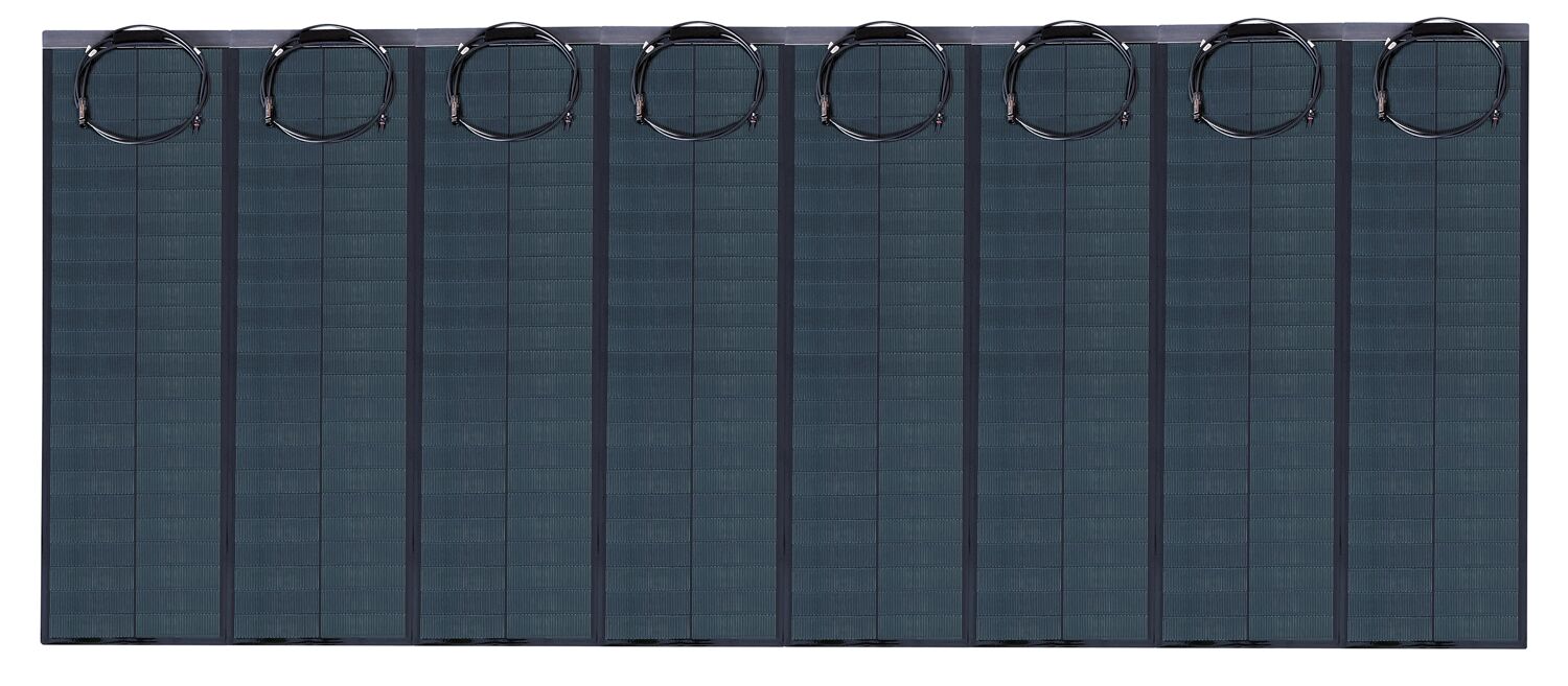 Green Energy  zonnepanelen set - 640Wp - voor grote trailers en stadsbussen