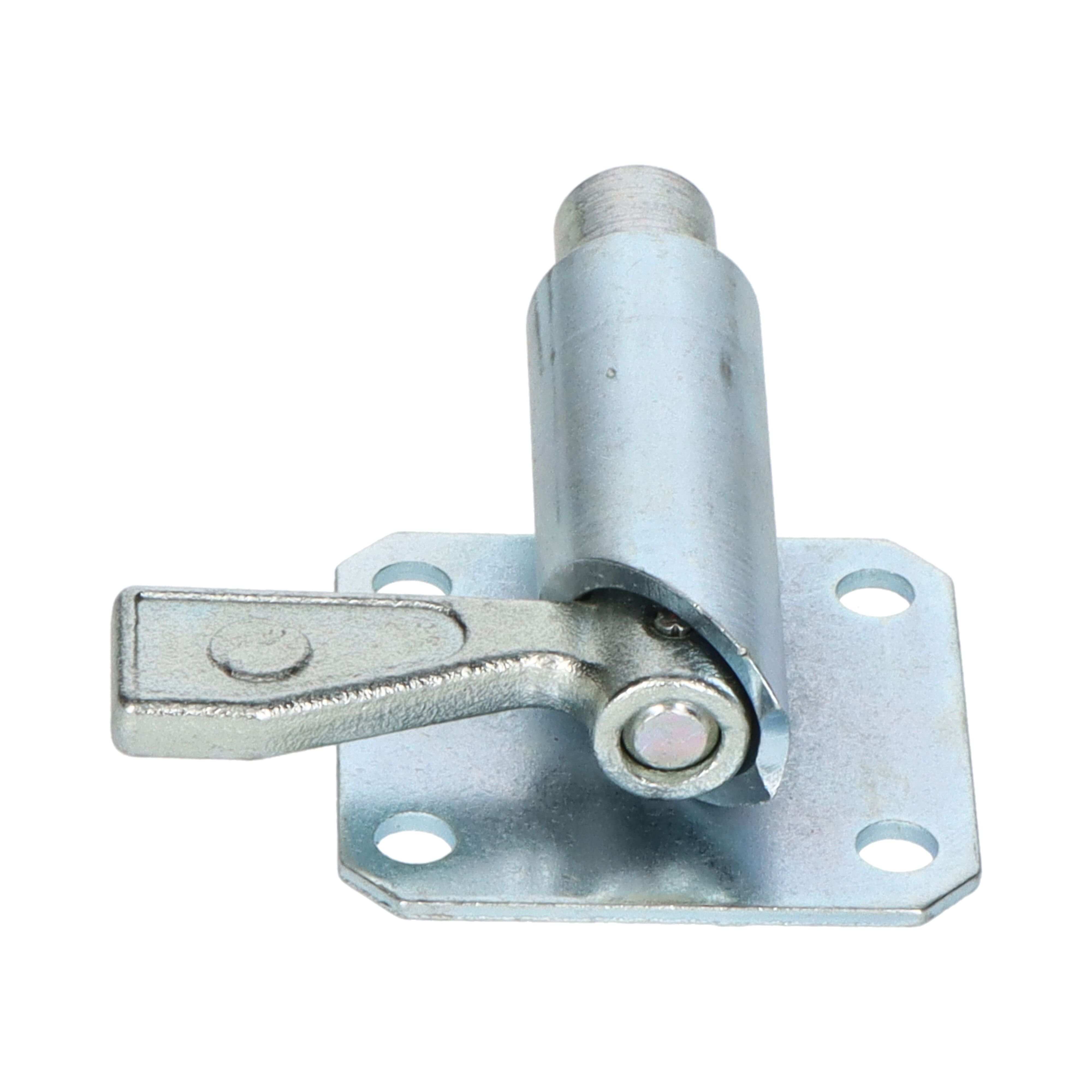 Pommier trekgrendel met plaat - pen Ø 14 mm - links - verzinkt