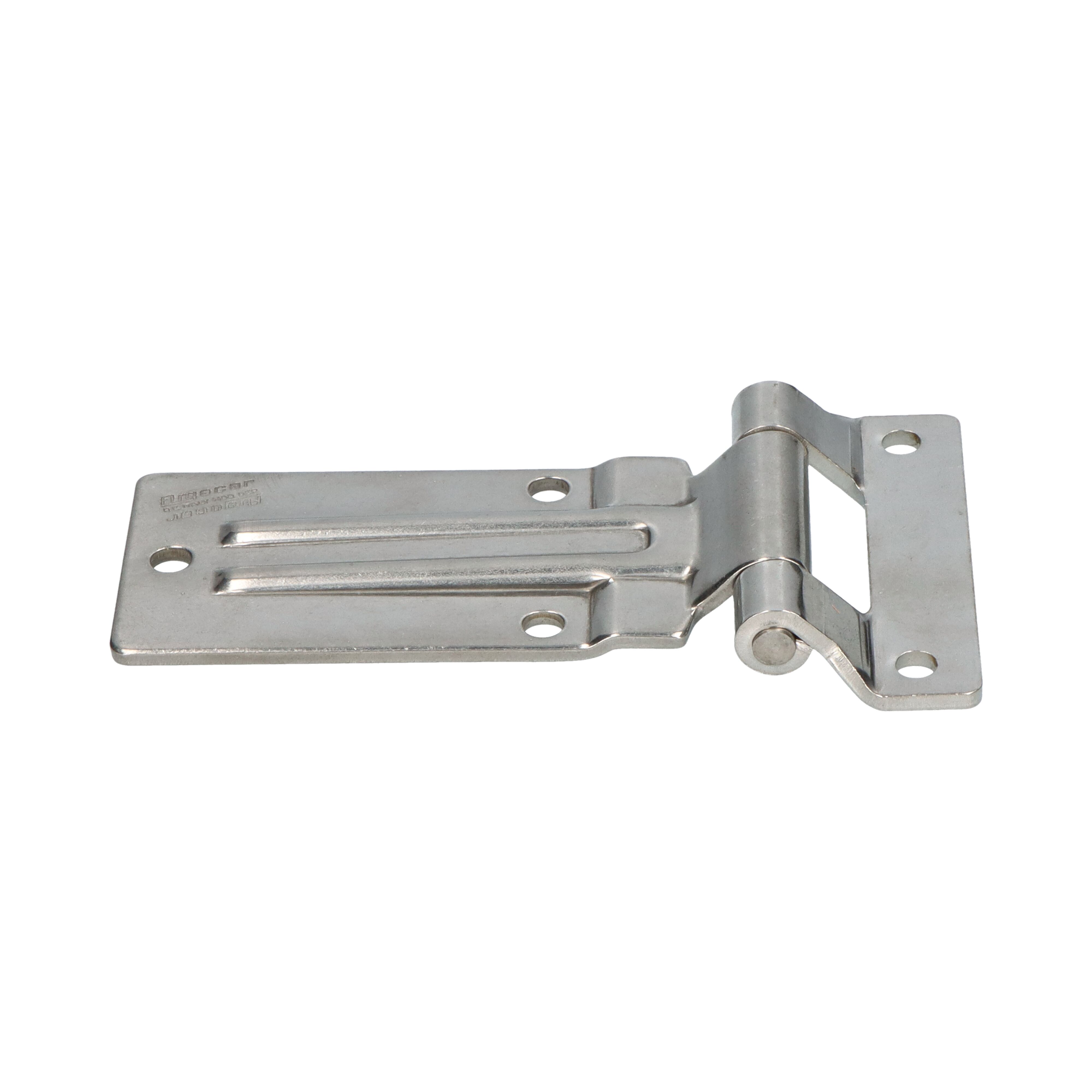 Pommier side door hinge with offset 133 mm - stainless steel