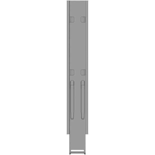 Kinnegrip K20 centre pillar - 1000 mm - anodised aluminum