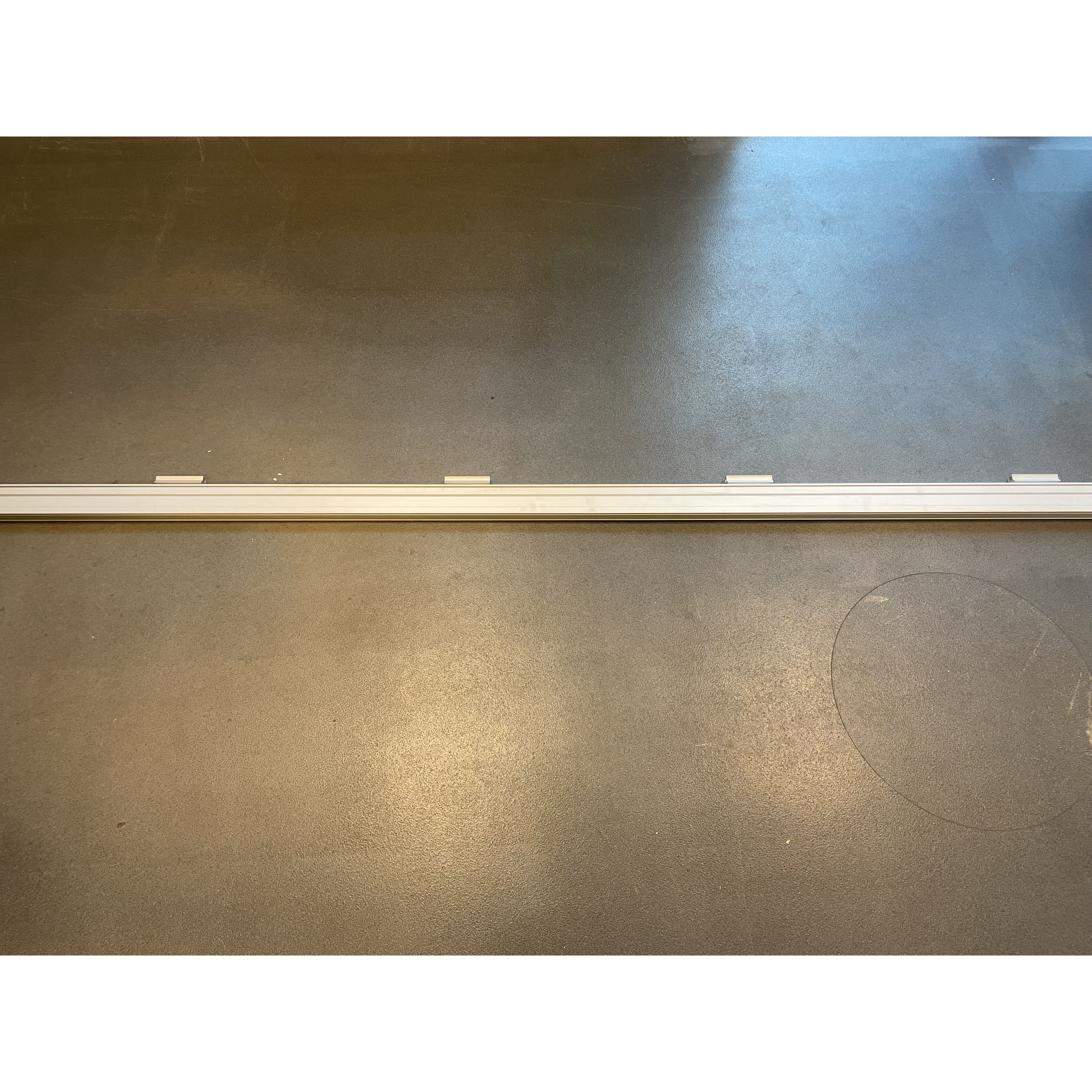PWP randprofiel deur - 4 scharnieren - 2758 mm - geanodiseerd aluminium