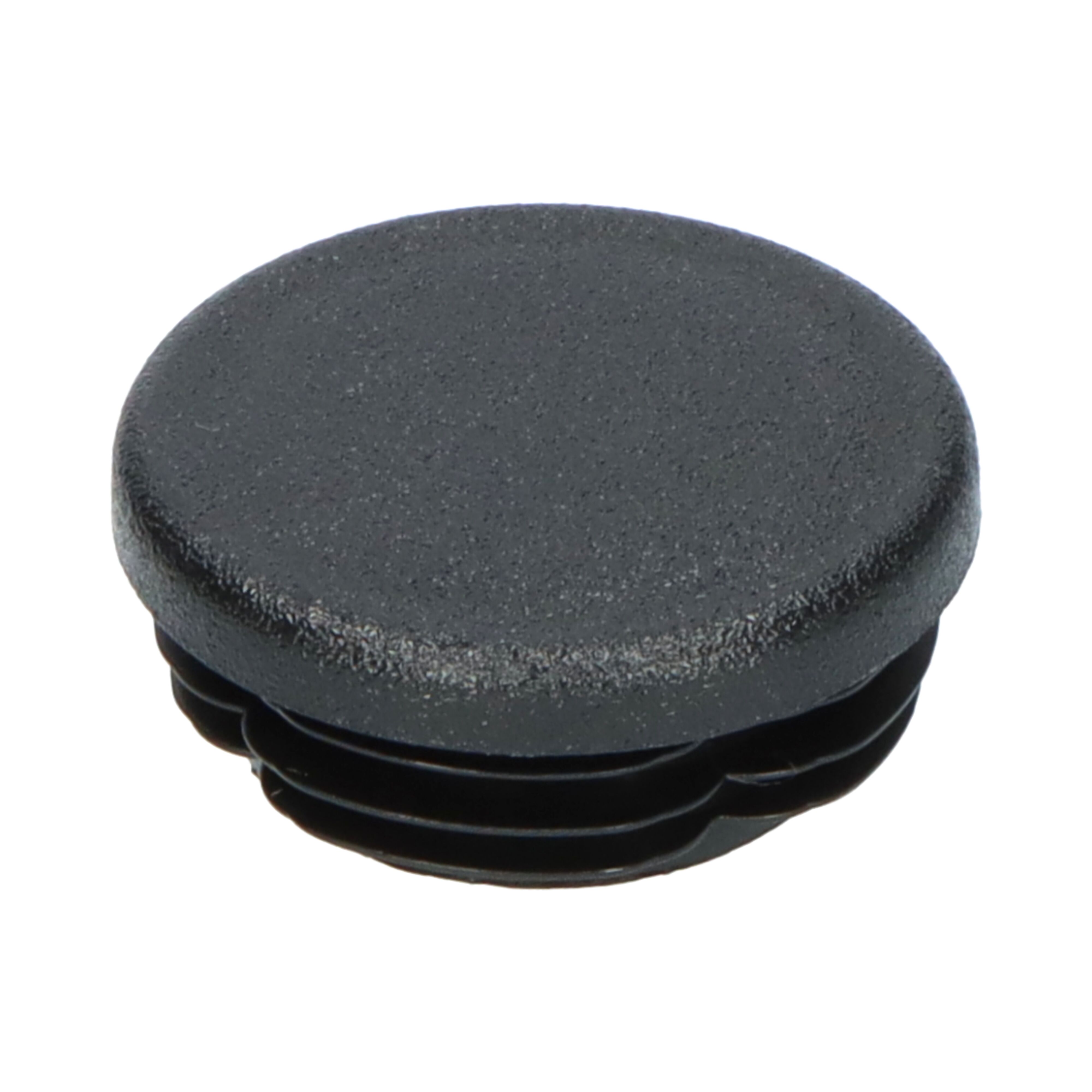 Rhiwa Quality einddop - voor draagpijp Ø 42 mm - zwart kunststof