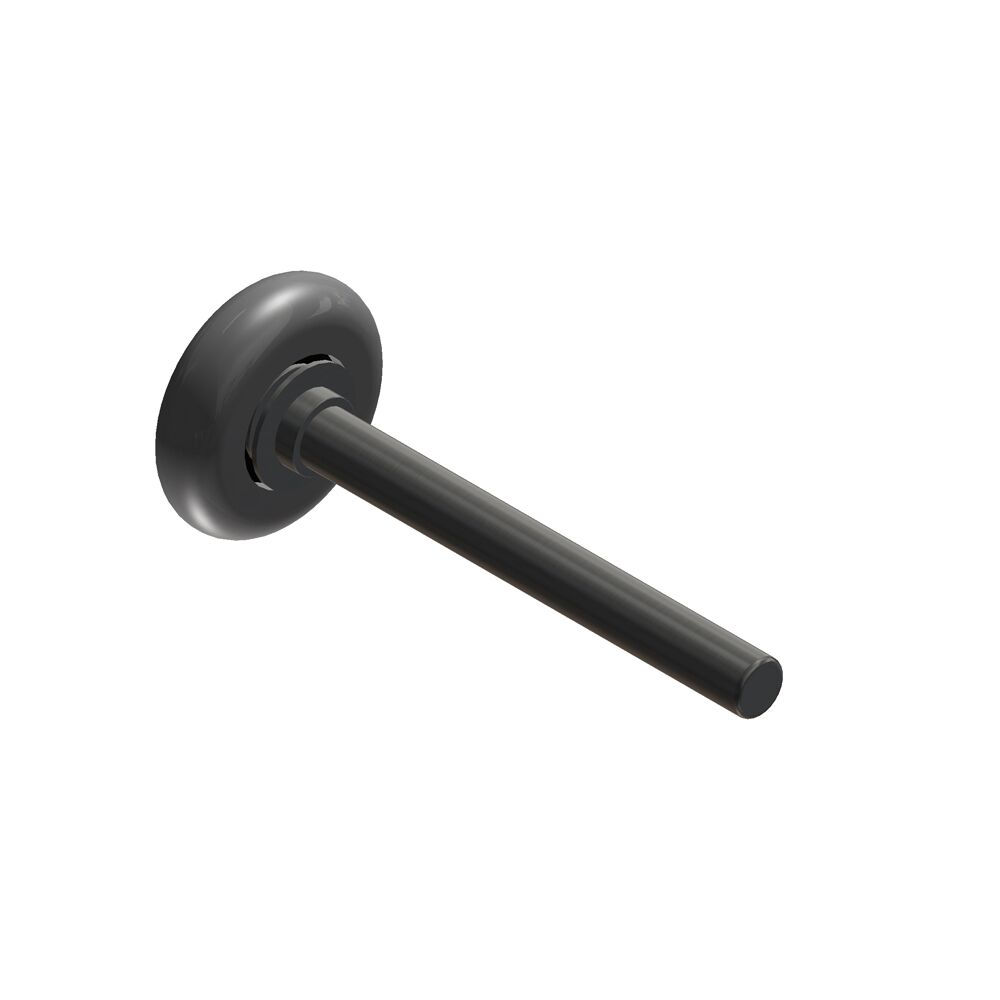 JR loopwiel Ø 45 mm - voor roldeuren - nylon met RVS as