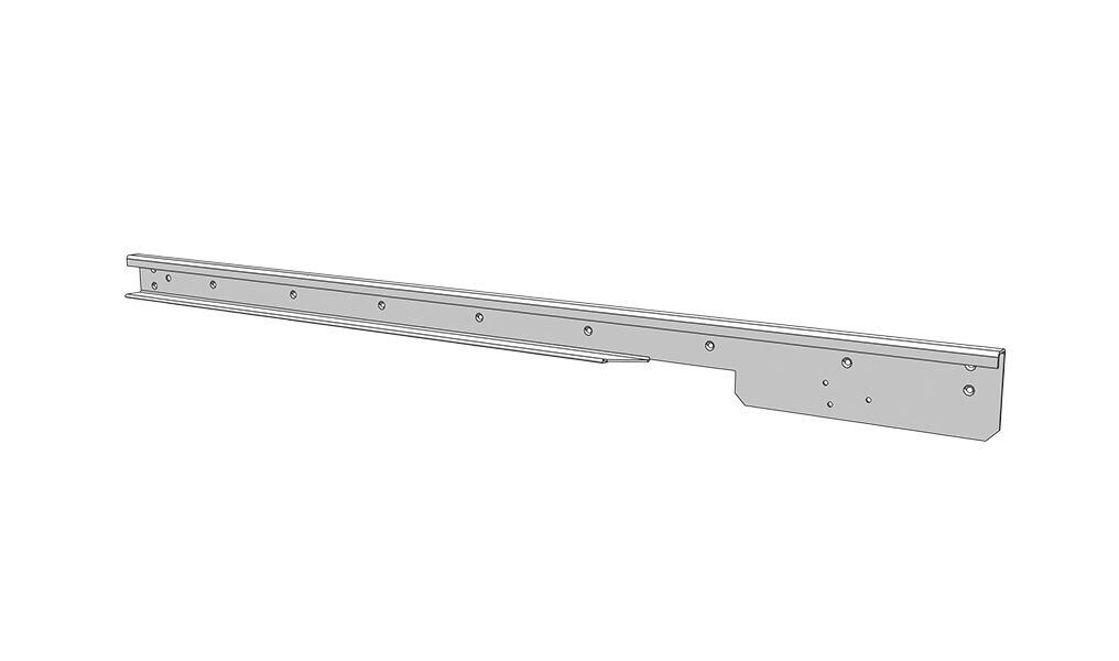 Edscha end rail - left - for Edscha sliding bow roof from 2008