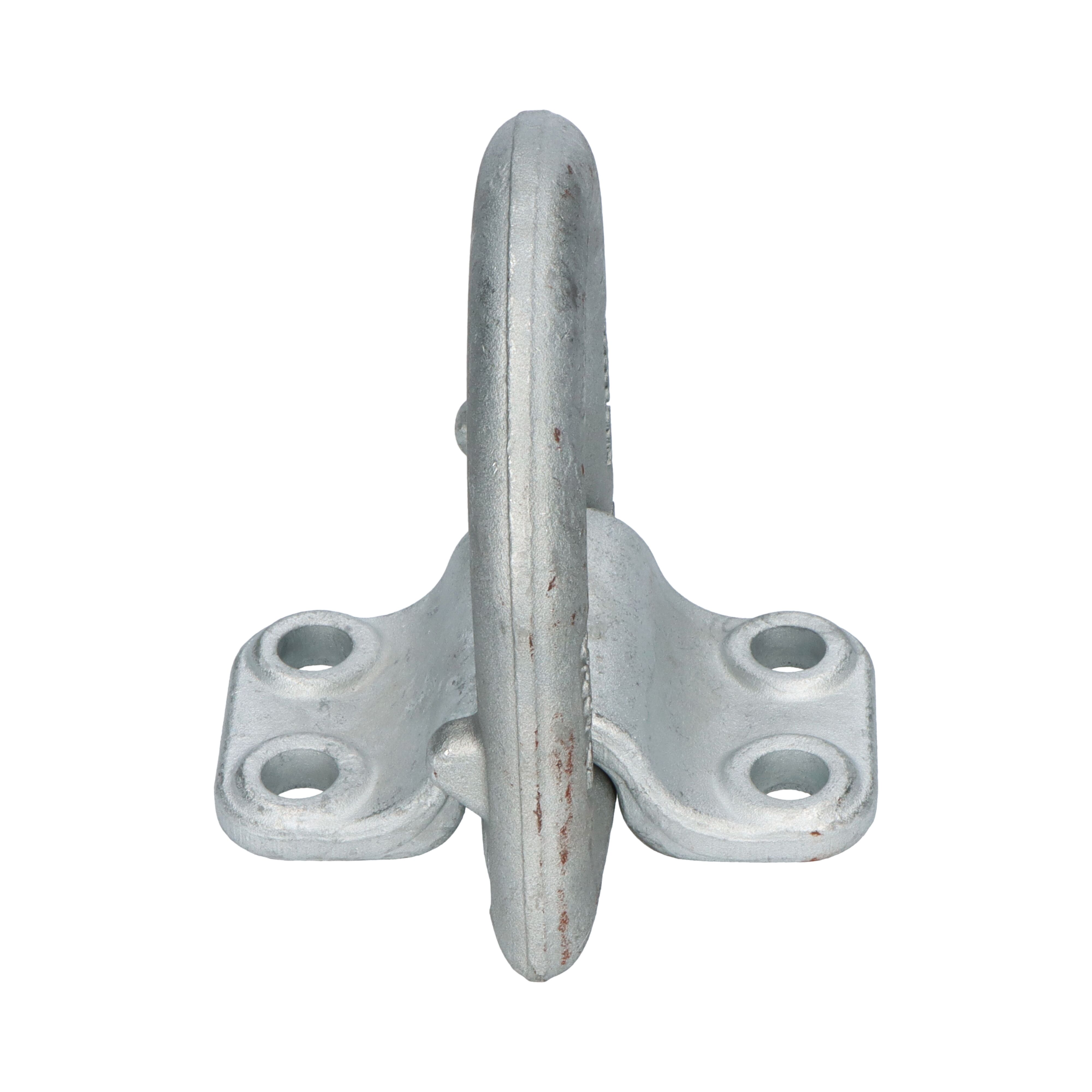 Pommier lashing eye set 13 tonnes - bolt-on model - zinc-plated