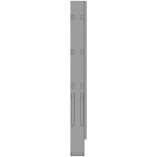 Kinnegrip K20 rear pillar - 1200 mm - right - with fastener - KTL