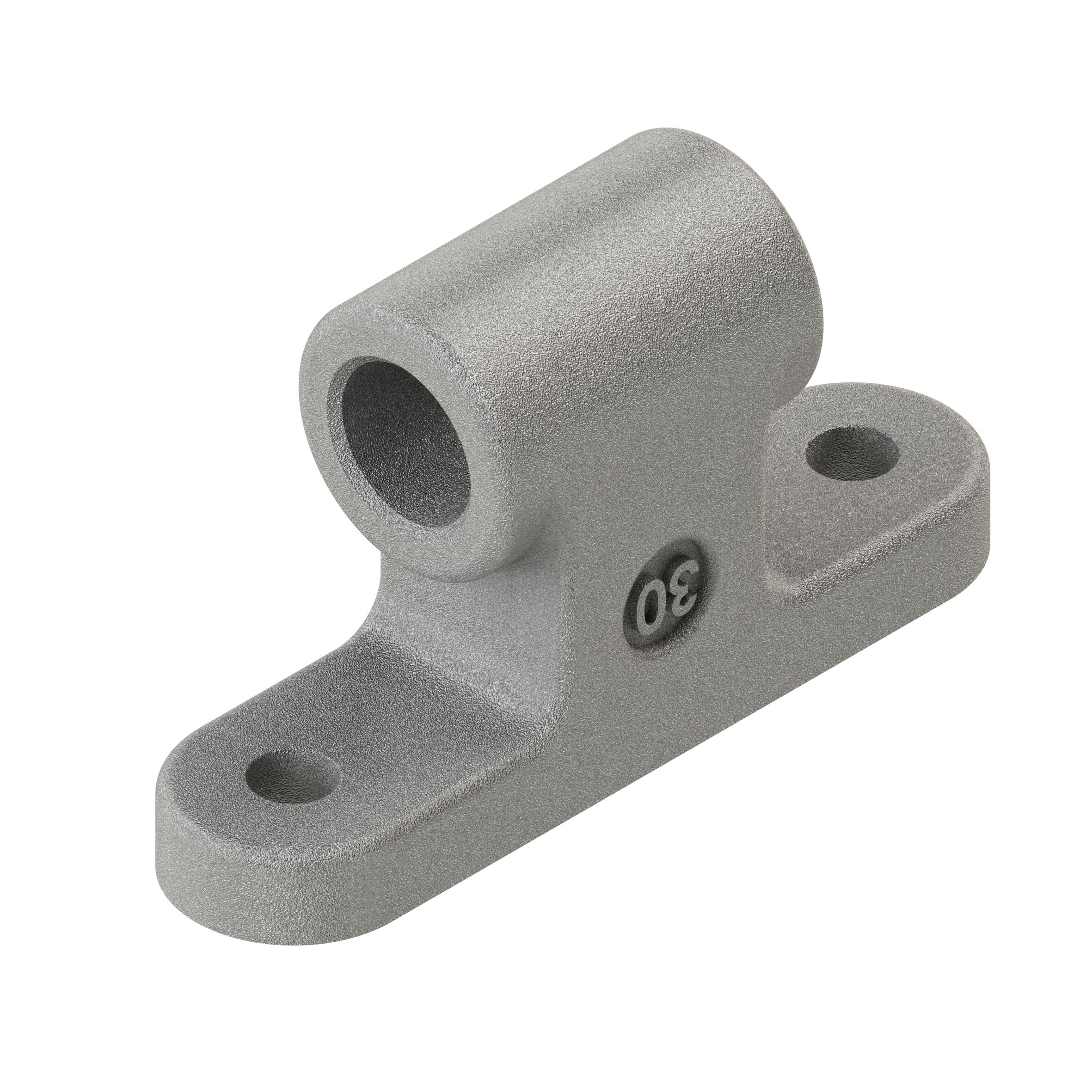Rhiwa Quality onderbordscharnier houder 100 x 25 mm - verzinkt